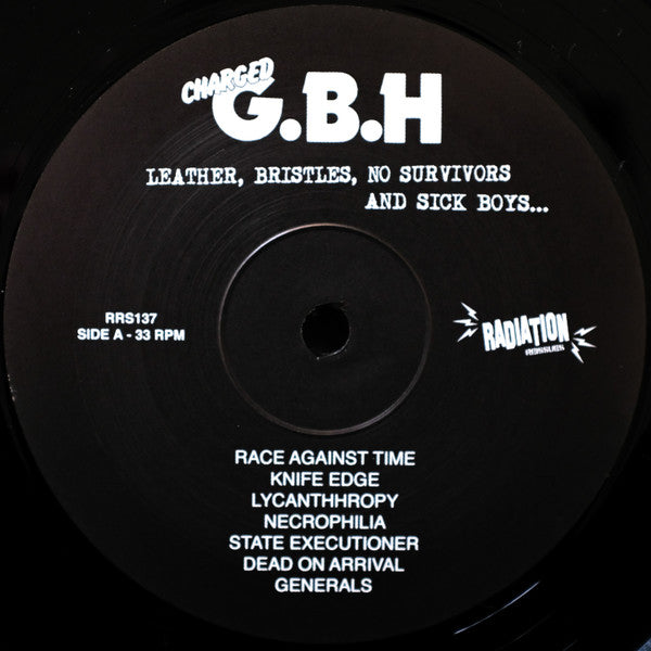 G.B.H. : Leather, Bristles, No Survivors And Sick Boys... (LP,Compilation,Reissue)