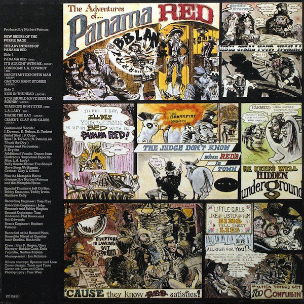 New Riders Of The Purple Sage : The Adventures Of Panama Red (Album,LP,Reissue)