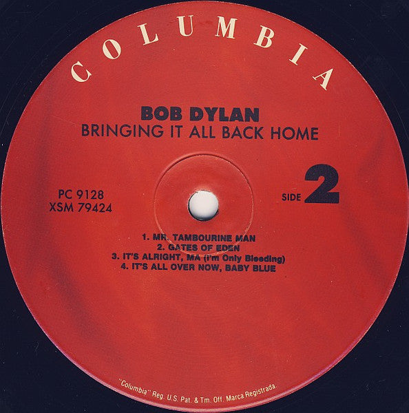 Bob Dylan : Bringing It All Back Home (LP,Album,Reissue,Stereo)