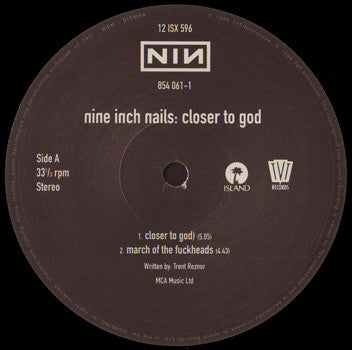 Nine Inch Nails : Closer To God (12",33 ⅓ RPM,Single)