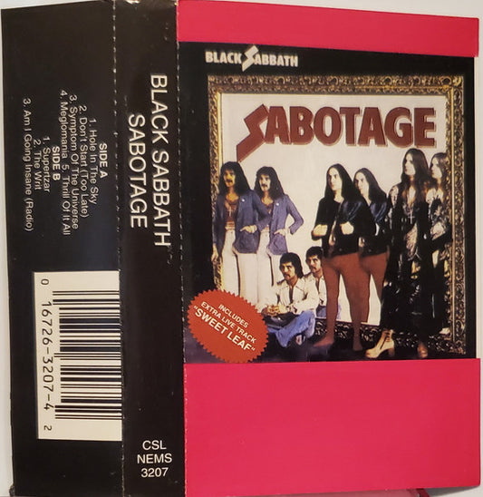 Black Sabbath : Sabotage (Album,Misprint,Reissue)