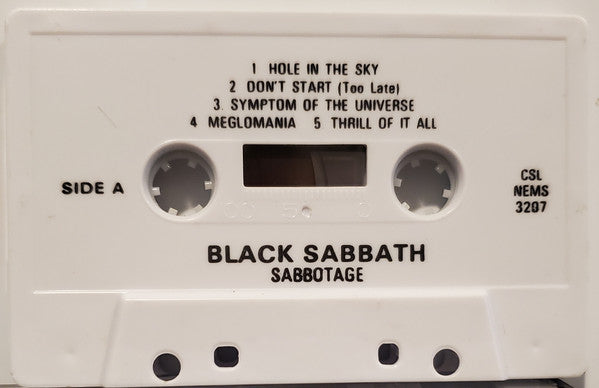 Black Sabbath : Sabotage (Album,Misprint,Reissue)