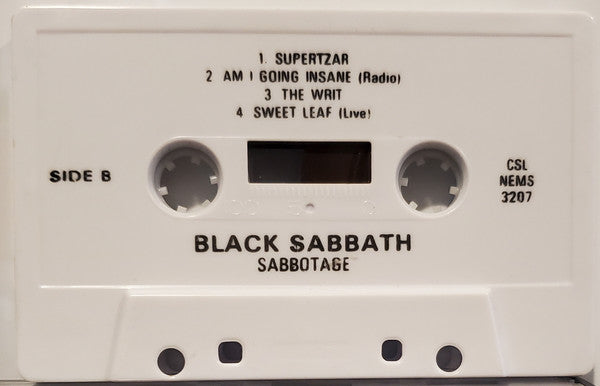 Black Sabbath : Sabotage (Album,Misprint,Reissue)