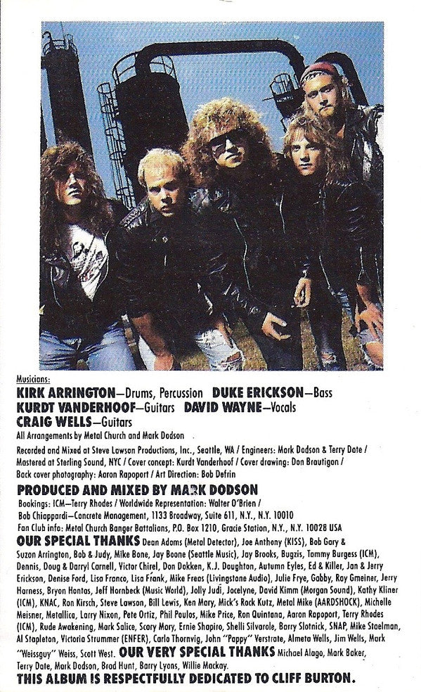 Metal Church : The Dark (Album)