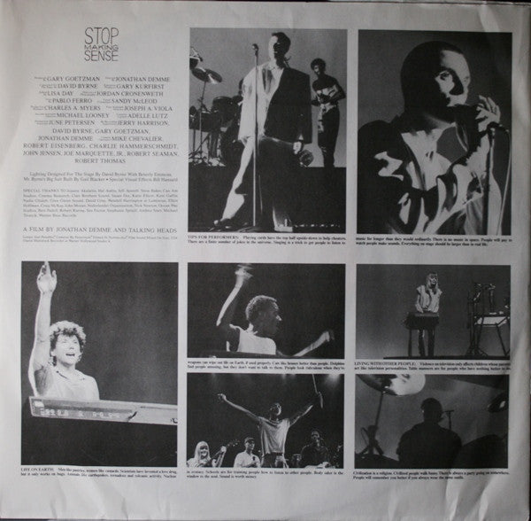 Talking Heads : Stop Making Sense (LP,Album,Club Edition,Stereo)