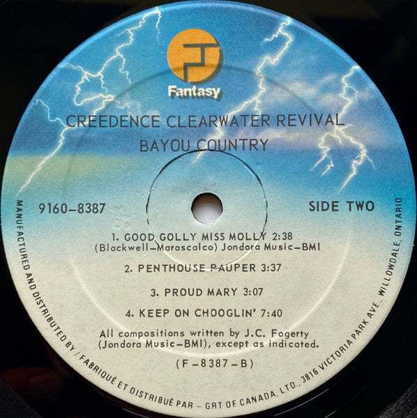 Creedence Clearwater Revival : Bayou Country (LP,Album,Reissue,Stereo)