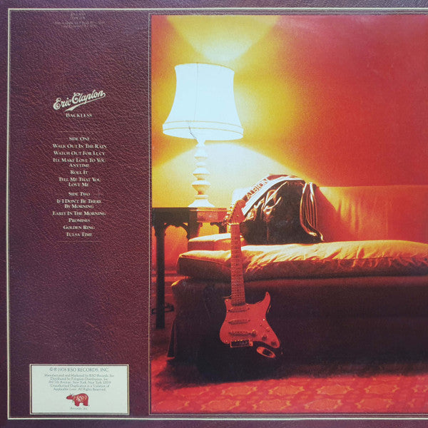 Eric Clapton : Backless (LP,Album)