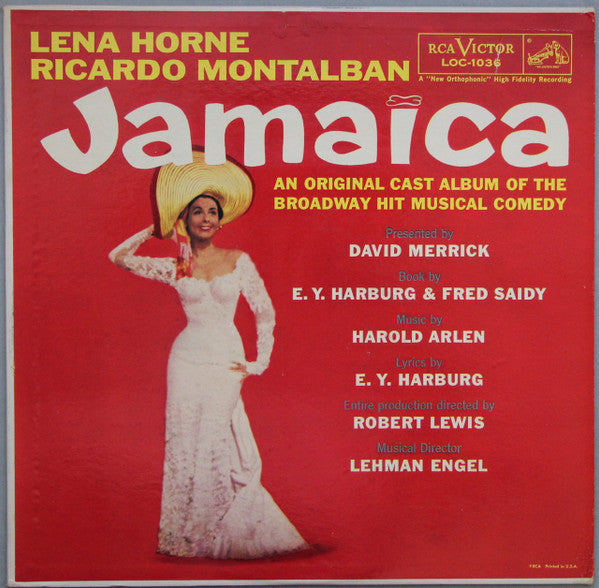 Lena Horne And Ricardo Montalban : Jamaica (LP,Mono)