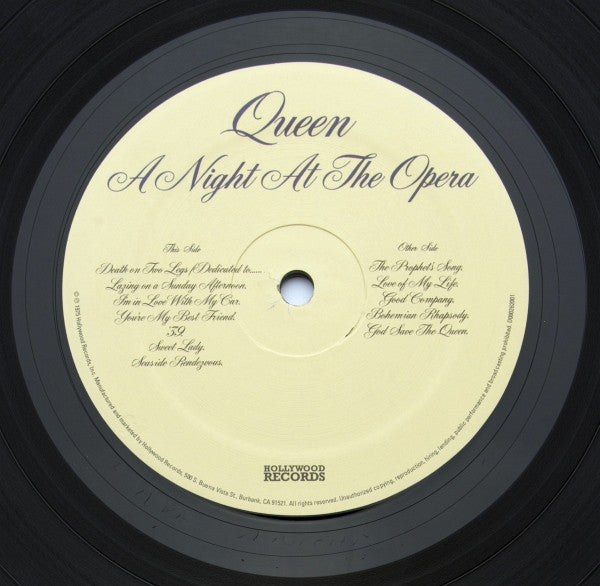 Queen : A Night At The Opera (LP,Album,Reissue,Remastered,Repress)