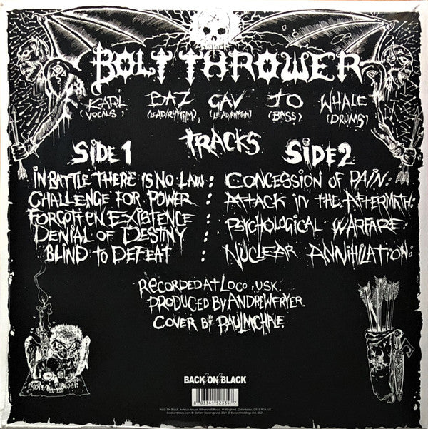 Bolt Thrower : In Battle There Is No Law! (LP,Album,Limited Edition,Reissue,Repress)