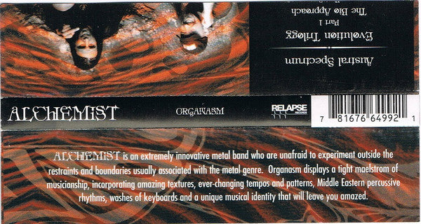 Alchemist (3) : Organasm (Album)