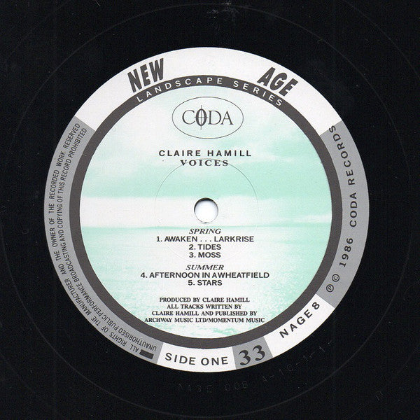 Claire Hamill : Voices (LP)