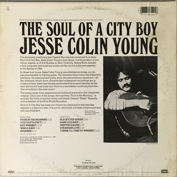 Jesse Colin Young : The Soul Of A City Boy (LP,Album,Reissue)