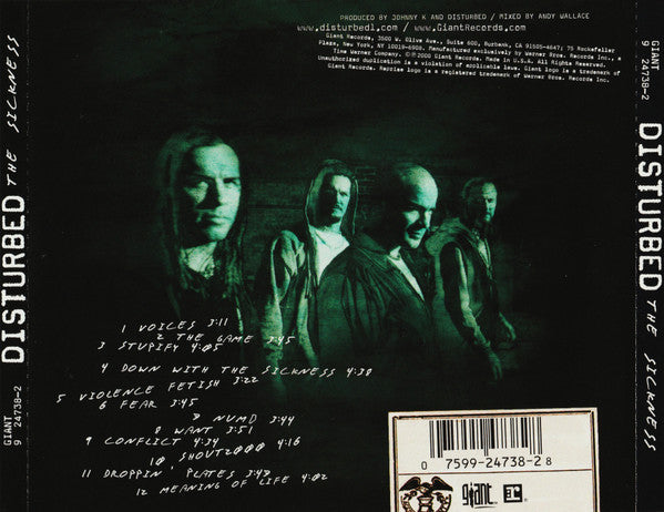 Disturbed : The Sickness (Album)