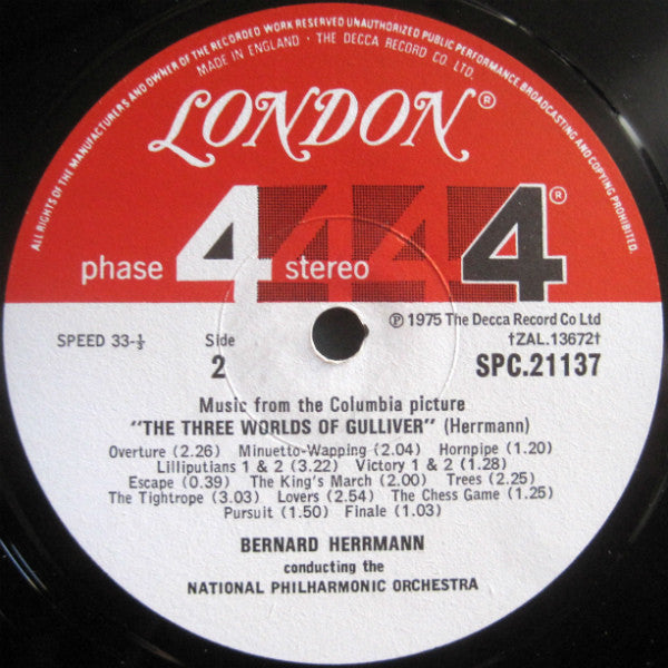 Bernard Herrmann · National Philharmonic Orchestra : The Mysterious Film World Of Bernard Herrmann (LP,Album)