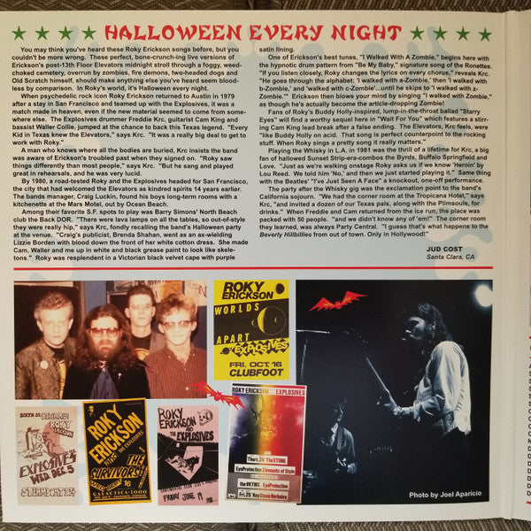 Roky Erickson And Explosives, The : Halloween (LP)