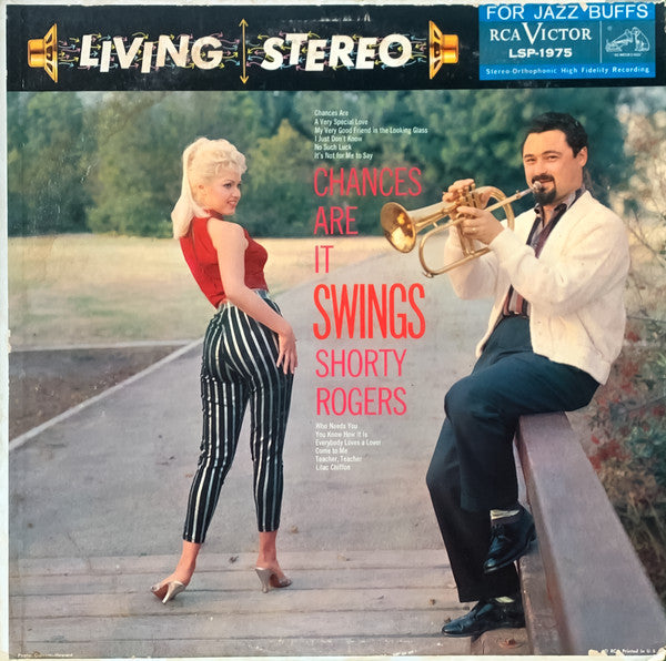 Shorty Rogers And His Orchestra : Chances Are It Swings (LP,Album,Stereo)