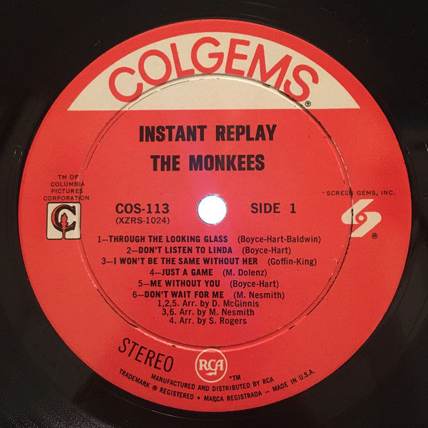 Monkees, The : Instant Replay (LP,Album,Stereo)