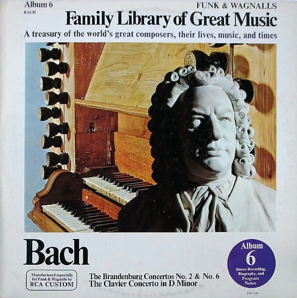 Johann Sebastian Bach : The Brandenburg Concertos No. 2 & No. 6,  The Clavier Concerto In D Minor (LP,Compilation)