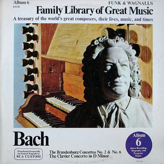 Johann Sebastian Bach : The Brandenburg Concertos No. 2 & No. 6,  The Clavier Concerto In D Minor (LP,Compilation)