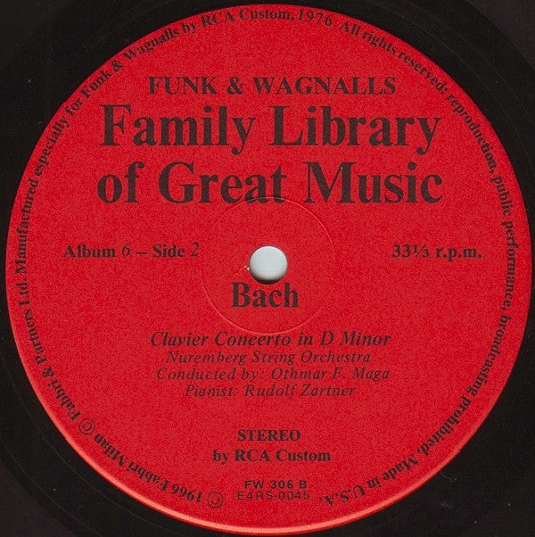 Johann Sebastian Bach : The Brandenburg Concertos No. 2 & No. 6,  The Clavier Concerto In D Minor (LP,Compilation)
