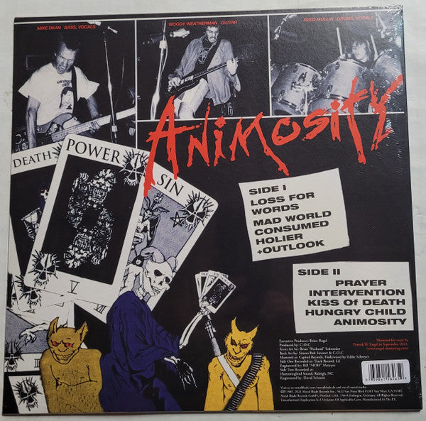 Corrosion Of Conformity : Animosity (LP,Limited Edition,Numbered,Reissue)