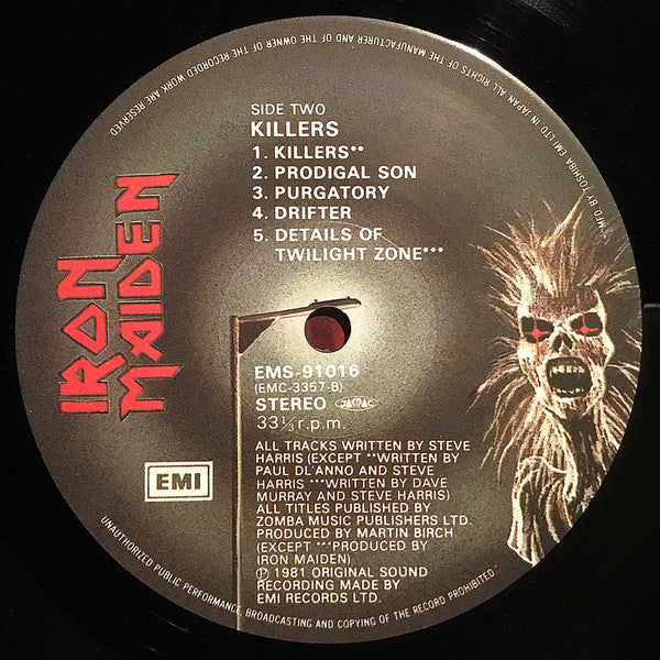 Iron Maiden : Killers (LP,Album)