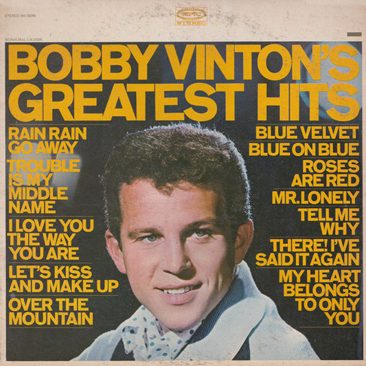 Bobby Vinton : Bobby Vinton's Greatest Hits (LP,Compilation,Repress,Stereo)