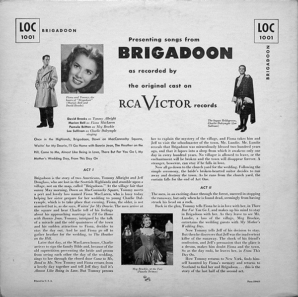 "Brigadoon" Original Broadway Cast : Brigadoon (LP,Album,Reissue)