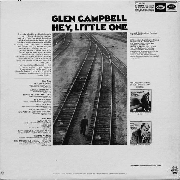 Glen Campbell : Hey, Little One (LP,Album)