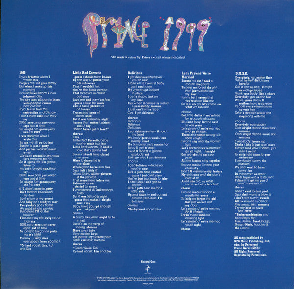 Prince : 1999 (LP,Album,Reissue,Remastered)