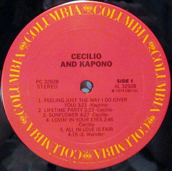 Cecilio & Kapono : Cecilio & Kapono (LP,Album)