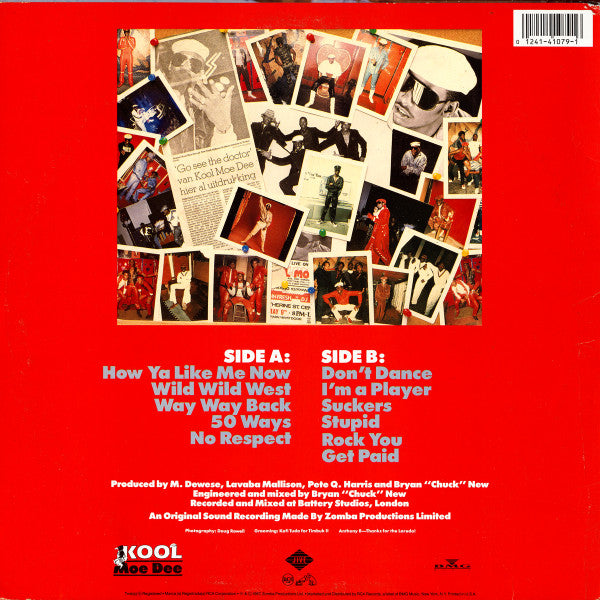 Kool Moe Dee : How Ya Like Me Now (LP,Album,Stereo)