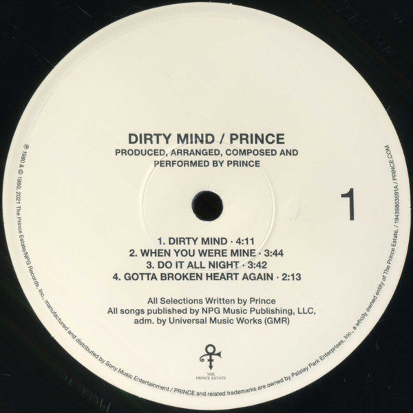 Prince : Dirty Mind (LP,Album,Reissue)