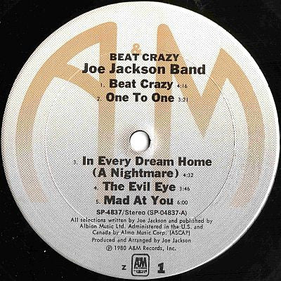 Joe Jackson Band : Beat Crazy (LP,Album)