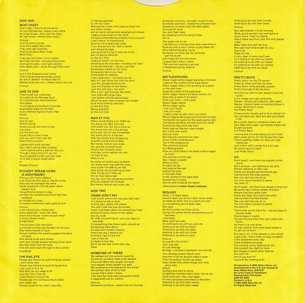Joe Jackson Band : Beat Crazy (LP,Album)