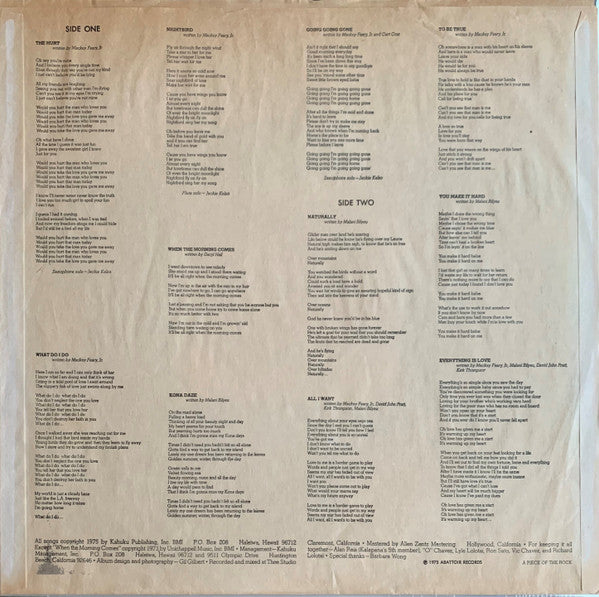 Kalapana : Kalapana (LP,Album)