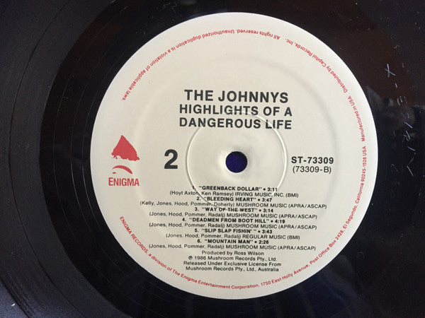Johnnys, The : Highlights Of A Dangerous Life (LP,Album)