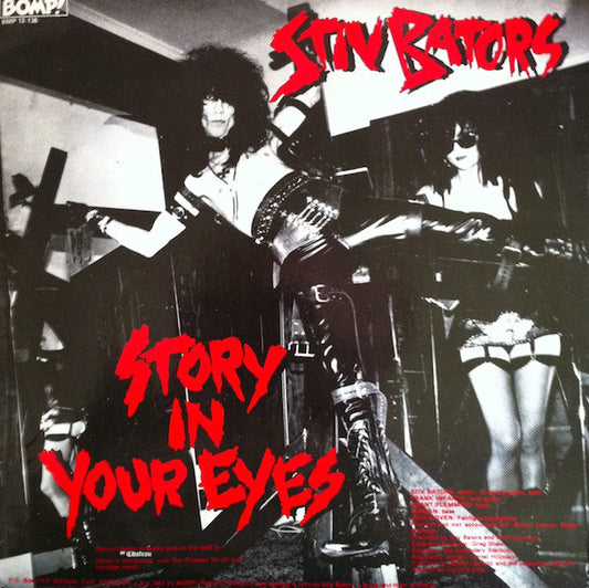 Stiv Bators : Story In Your Eyes (12",45 RPM,EP,Single)