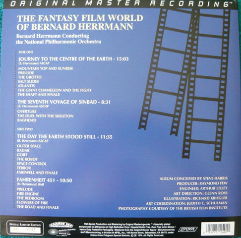 Bernard Herrmann : The Fantasy Film World Of Bernard Herrmann (LP,Reissue,Limited Edition)