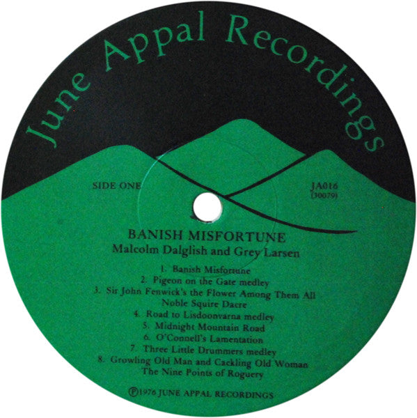 Malcolm Dalglish & Grey Larsen : Banish Misfortune (LP,Album)