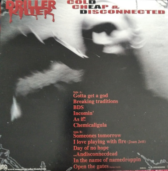 Driller Killer : Cold, Cheap & Disconnected (LP,Album,Limited Edition)