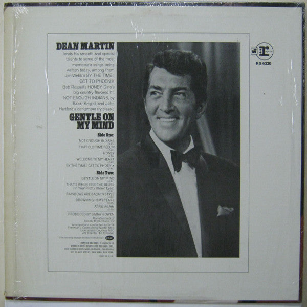 Dean Martin : Gentle On My Mind (LP,Album,Stereo)