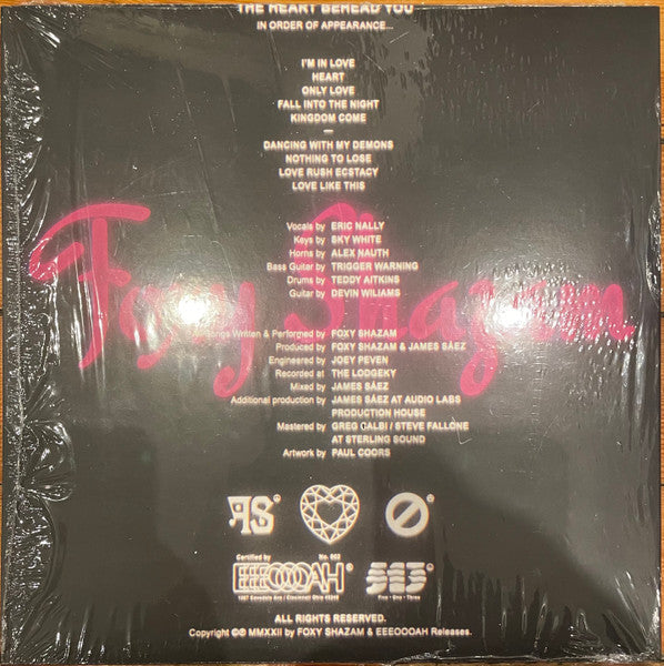 Foxy Shazam : The Heart Behead You (LP,Album,Stereo)