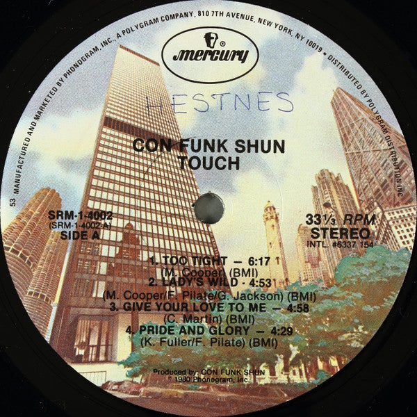 Con Funk Shun : Touch (LP,Album,Stereo)