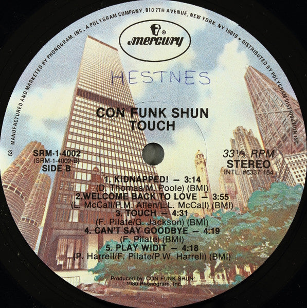 Con Funk Shun : Touch (LP,Album,Stereo)