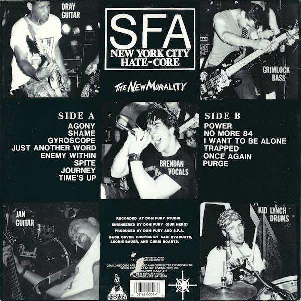 SFA : The New Morality (LP,Album)