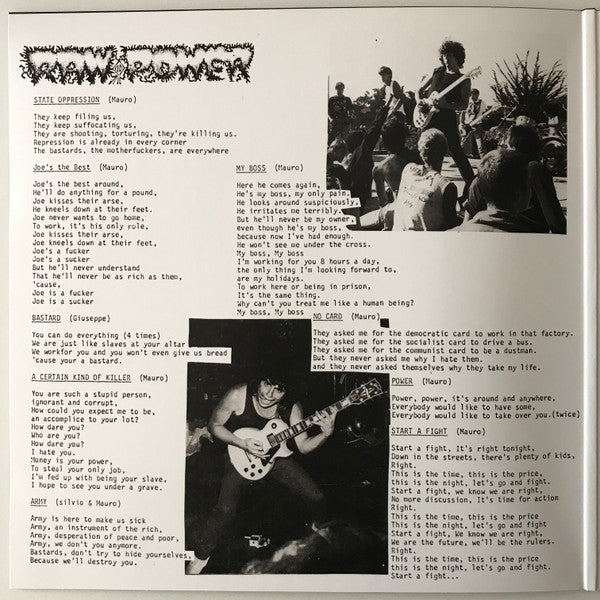 Raw Power (2) : Screams From The Gutter (LP,Album,Reissue)