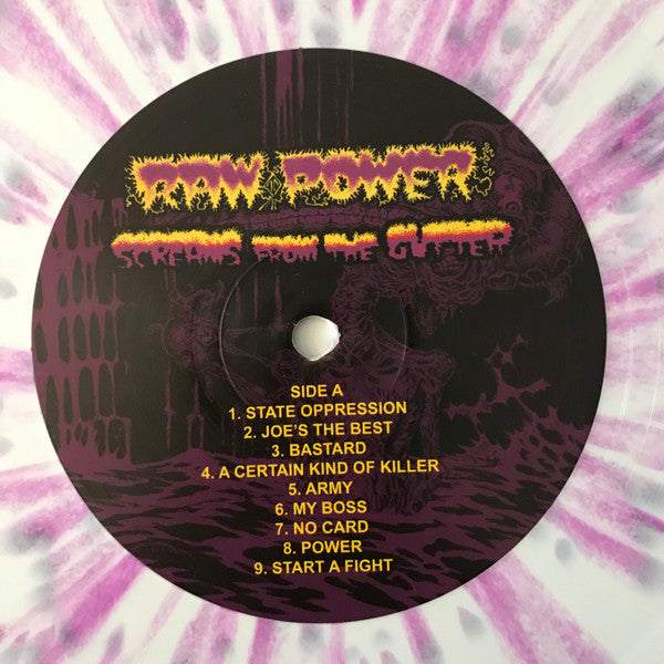 Raw Power (2) : Screams From The Gutter (LP,Album,Reissue)