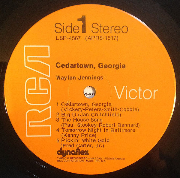 Waylon Jennings : Cedartown, Georgia (LP,Album)